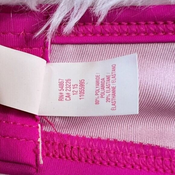 Victorias Secret The Wrap Halter Bikini Top in Neon Lotus - Picture 7 of 7